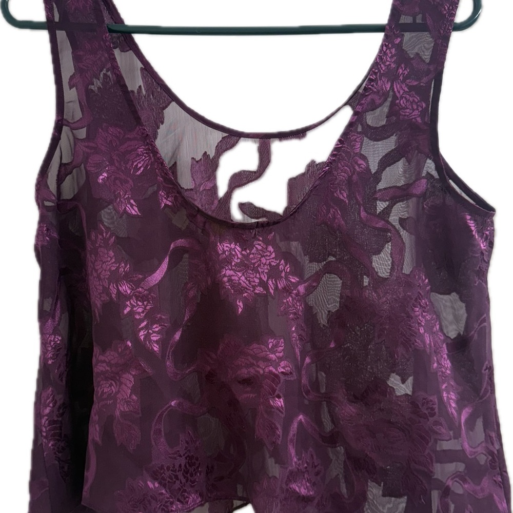 Victoria’s Secret Vintage Gold Tag Lingerie Sleepwear Patterned Classic Sz Small - Picture 3 of 11
